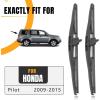 image2 Wipers Replacement for Honda Pilot Rear Windshield Wiper Blade 200920152 Pieces of Rear Wiper Blade 14 inch