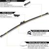 image3 Wiper Blades Replacement for Ford Explorer 20112018 2019 2020 2021 2022 2023 2024Original Equipment Replacement Front and Rear Windshield Wiper Blade  Pinch Tab 26quot22quot11quot Set of 3