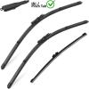 image3 Wiper Blades Replacement for Ford Explorer 20112018 2019 2020 2021 2022 2023 2024Original Equipment Replacement Front and Rear Windshield Wiper Blade  Pinch Tab 26quot22quot11quot Set of 3