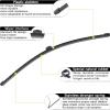 image3 Wipers Replacement for Audi Q5 2018 2019 2020 2021 2022 2023 2024 Windshield Wiper Blades with Rear 24quot20quot15inch242015
