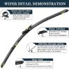image3 Wipers Replacement for Audi Q5 2018 2019 2020 2021 2022 2023 2024 Windshield Wiper Blades with Rear 24quot20quot15inch242113