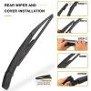 imageAUTOBOO 11quot Windshield Wiper Arm with 12quot Rear Wiper Blade Sets Replacement for Nissan Rogue 20082013 Juke 20112016 Factory OE Style OE28780JM00A