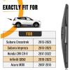 imageAUTOBOO 15 Inch Rear Windshield Wiper Blade Replacement for Ford Edge 20152023BMW X5 20072013 Volvo XC90 20162023 Original Factory Quality OEFT4Z17526A 31349857 Pack of 112D