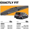 imageAUTOBOO 15 Inch Rear Windshield Wiper Blade Replacement for Ford Edge 20152023BMW X5 20072013 Volvo XC90 20162023 Original Factory Quality OEFT4Z17526A 31349857 Pack of 116A