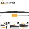 imageAUTOBOO 15 Inch Rear Windshield Wiper Blade Replacement for Ford Edge 20152023BMW X5 20072013 Volvo XC90 20162023 Original Factory Quality OEFT4Z17526A 31349857 Pack of 116D16