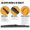 imageAUTOBOO 15 Inch Rear Windshield Wiper Blade Replacement for Ford Edge 20152023BMW X5 20072013 Volvo XC90 20162023 Original Factory Quality OEFT4Z17526A 31349857 Pack of 116D16