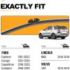 imageAUTOBOO 15 Inch Rear Windshield Wiper Blade Replacement for Ford Edge 20152023BMW X5 20072013 Volvo XC90 20162023 Original Factory Quality OEFT4Z17526A 31349857 Pack of 111