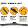 imageAUTOBOO 15 Inch Rear Windshield Wiper Blade Replacement for Ford Edge 20152023BMW X5 20072013 Volvo XC90 20162023 Original Factory Quality OEFT4Z17526A 31349857 Pack of 112E