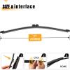 imageAUTOBOO 15 Inch Rear Windshield Wiper Blade Replacement for Ford Edge 20152023BMW X5 20072013 Volvo XC90 20162023 Original Factory Quality OEFT4Z17526A 31349857 Pack of 111