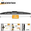 imageAUTOBOO 15 Inch Rear Windshield Wiper Blade Replacement for Ford Edge 20152023BMW X5 20072013 Volvo XC90 20162023 Original Factory Quality OEFT4Z17526A 31349857 Pack of 113A