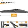 imageAUTOBOO 15 Inch Rear Windshield Wiper Blade Replacement for Ford Edge 20152023BMW X5 20072013 Volvo XC90 20162023 Original Factory Quality OEFT4Z17526A 31349857 Pack of 110A