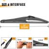imageAUTOBOO 15 Inch Rear Windshield Wiper Blade Replacement for Ford Edge 20152023BMW X5 20072013 Volvo XC90 20162023 Original Factory Quality OEFT4Z17526A 31349857 Pack of 112