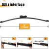 imageAUTOBOO 15 Inch Rear Windshield Wiper Blade Replacement for Ford Edge 20152023BMW X5 20072013 Volvo XC90 20162023 Original Factory Quality OEFT4Z17526A 31349857 Pack of 115A