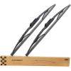 imageAUTOBOO 15quot15quot Wiper Blades Replacement for Jeep Wrangler Front Windshield wipers 20072017 Original Factory Quality Pack of 21313 A