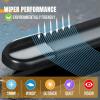 imageAUTOBOO 15quot15quot Wiper Blades Replacement for Jeep Wrangler Front Windshield wipers 20072017 Original Factory Quality Pack of 22619