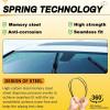imageAUTOBOO 22quot and 22quot Windshield Wipers Blades Pack Of 2OEM Quality Premium AllSeasons Wiper bladesStable and Quiet Armor wiper blades17  17Pair for Front Windshield
