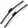 imageAUTOBOO 22quot and 22quot Windshield Wipers Blades Pack Of 2OEM Quality Premium AllSeasons Wiper bladesStable and Quiet Armor wiper blades22  18Pair for Front Windshield