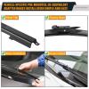 imageAUTOBOO 24quot21quot Windshield Wipers Replacement for Chevrolet Traverse 20122017 GMC Acadia Buick Enclave 20052010 PONTIAC G6 20082011 Buick LucerneOriginal Factory Quality Pack of 2