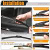 imageAUTOBOO 24quot21quot Windshield Wipers Replacement for Chevrolet Traverse 20122017 GMC Acadia Buick Enclave 20052010 PONTIAC G6 20082011 Buick LucerneOriginal Factory Quality Pack of 2
