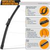 imageAUTOBOO 24quot21quot Windshield Wipers Replacement for Chevrolet Traverse 20122017 GMC Acadia Buick Enclave 20052010 PONTIAC G6 20082011 Buick LucerneOriginal Factory Quality Pack of 2