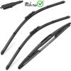 imageAUTOBOO 24quot21quot Windshield Wipers with 11quot Rear Wiper Blade Replacement for GMC Acadia Saturn Outlook 2007 2008 2009 2010Original Factory Quality Pack of 3202012B