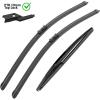 imageAUTOBOO 24quot21quot Windshield Wipers with 11quot Rear Wiper Blade Replacement for GMC Acadia Saturn Outlook 2007 2008 2009 2010Original Factory Quality Pack of 3242111