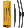 imageAUTOBOO 24quot21quot Windshield Wipers with 11quot Rear Wiper Blade Replacement for GMC Acadia Saturn Outlook 2007 2008 2009 2010Original Factory Quality Pack of 3261413