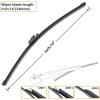 imageAUTOBOO 24quot21quot Windshield Wipers with 11quot Rear Wiper Blade Replacement for GMC Acadia Saturn Outlook 2007 2008 2009 2010Original Factory Quality Pack of 3242113