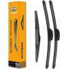 imageAUTOBOO 24quot21quot Windshield Wipers with 11quot Rear Wiper Blade Replacement for GMC Acadia Saturn Outlook 2007 2008 2009 2010Original Factory Quality Pack of 3241812inch