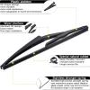 imageAUTOBOO 26quot23quot Windshield Wipers with 12quot Rear Wiper Blade Replacement for Mercedes Benz GL1316 GL450 GL350 GL550 ML 1215 ML350 ML550 ML63 GLE Original Factory Quality Pack of 3