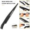 imageAUTOBOO 9L1Z17526A Replacement For Ford Expedition Lincoln Navigator 20092016 Rear Windshield Wiper Blade Arm SetFactory OE Style