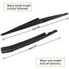 imageAUTOBOO 9L1Z17526A Replacement For Ford Expedition Lincoln Navigator 20092016 Rear Windshield Wiper Blade Arm SetFactory OE Style