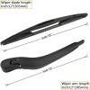 imageAUTOBOO Rear Windshield Wiper Blade Arm Replacement for Buick Enclave 2008 2009 2010 2011 2012 2013 2014 2015 Original Factory Quality