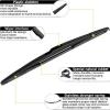 imageAUTOBOO Replacement For FORD EDGE 0714 Lincoln MKX 20072013 Rear Windshield Back Wiper Arm Blade Cover Cap Set Original Factory Quality