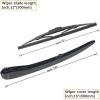 imageAUTOBOO Replacement for 20102018 Cadillac SRX 20102014 CTS Rear Window Windshield Back Wiper Blade Arm Cover Assembly  Part NO 20825881 25937776 Blade 12 inch