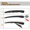 imageAUTOBOO Replacement for 20102018 Cadillac SRX 20102014 CTS Rear Window Windshield Back Wiper Blade Arm Cover Assembly  Part NO 20825881 25937776 Blade 12 inch
