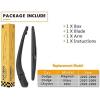 imageAUTOBOO Replacement for Dodge Magnum Nitro Chrysler 300C Rear Windshield Wiper Arm Blade Sets 2005 2006 2007 2008 2009 OE5140654AA ampamp 05140654AB1113