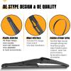 imageAUTOBOO Replacement for Dodge Magnum Nitro Chrysler 300C Rear Windshield Wiper Arm Blade Sets 2005 2006 2007 2008 2009 OE5140654AA ampamp 05140654AB12F12