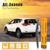imageAUTOBOO Replacement for Dodge Magnum Nitro Chrysler 300C Rear Windshield Wiper Arm Blade Sets 2005 2006 2007 2008 2009 OE5140654AA ampamp 05140654AB12K12