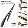 imageAUTOBOO Replacement for Hyundai Tucson 20102015 Rear Windshield Wiper Arm Blade Set OE 988503W000 988111H000