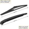 imageAUTOBOO Replacement for Nissan Rogue 20142018 2019 2020 2021 2022 2023 Pathfinder 20132018 2019 Rear Windshield Wiper Blade Arm SetFactory OE Style