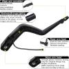 imageFor Genuine 15276248 Window Wiper Arm SetReplacement For GMC AcadiaSaturn Outlook 20072012 Rear Windshield Wiper Arm Blade AssemblyFactory OE Style