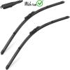 imageOEM 22quot22quot Wiper Blade Replacement for 0813 Chevy Avalanche Silverado Tahoe Suburban 0518 GMC Sierra Yukon Cadillac Escalade EXT ESV SLK SLCOriginal Equipment Wipers Set of 2