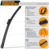 imageOEM Windshield Wiper Blade Replacement for Audi Q7 SQ7 2017 2018 2019 2020 2021 2022 2023 Original Equipment AllSeason Rear Wiper Blade Set 272015 Set of 3241713
