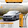 imageOEM Windshield Wipers Replacement for VW Volkswagen Jetta CC Passat Wiper Blades 2011 2012 2013 2014 2015 2016 2017 2018 20192023 Original Factory Quality 24 and 19 inch Set of 2 Top Lock 16mm