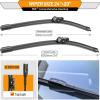 imageOEM Wiper Blades Replacement for Audi A4 Q5 Q3 A5 RS5 S5 allroad 20092020 Original Equipment Replacement Windshield Wipers 24 inch  20 inch Original Factory Quality Set of 2 Top Lock 16mm