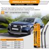 imageOEM Wiper Blades Replacement for Audi A4 Q5 Q3 A5 RS5 S5 allroad 20092020 Original Equipment Replacement Windshield Wipers 24 inch  20 inch Original Factory Quality Set of 2 Top Lock 16mm
