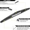 imageRear Window Wiper Arm Blade Set Replacement For Cadillac EscaladeGMC YukonChevy Tahoe Suburban20072013  Back Windshield Wiper Accessories OEM 15277756 Blade12quot