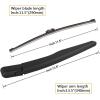 imageRear Wiper Arm Blade Replacement for Ford Explorer 20112023Escape 2013202320152019 Lincoln MKX Back Windshield Wiper Blade Arm Set Original Equipment Replacement