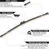 imageRear Wiper Arm Blade Replacement for Ford Explorer 20112023Escape 2013202320152019 Lincoln MKX Back Windshield Wiper Blade Arm Set Original Equipment Replacement